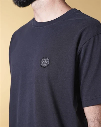 Elsk - Globe Brushed T-shirt - Black